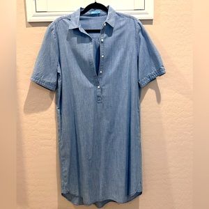 J.mclaughlin Denim Shirtdress. Size Medium